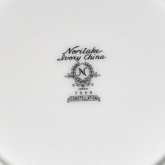 Vintage Noritake Ivory China Constellation 10" Round Vegetable Bowl #7559 - Picture 5 of 5